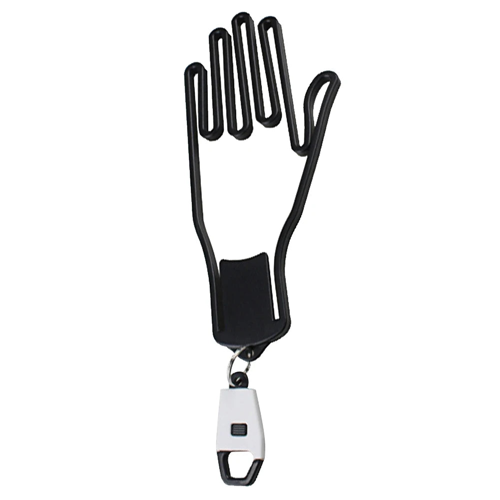 Golf Glove Holder Rack Portable Plastic Gloves Hanger with Key Chain Gloves Display Stand Glove Dry Racks Golf Accessories