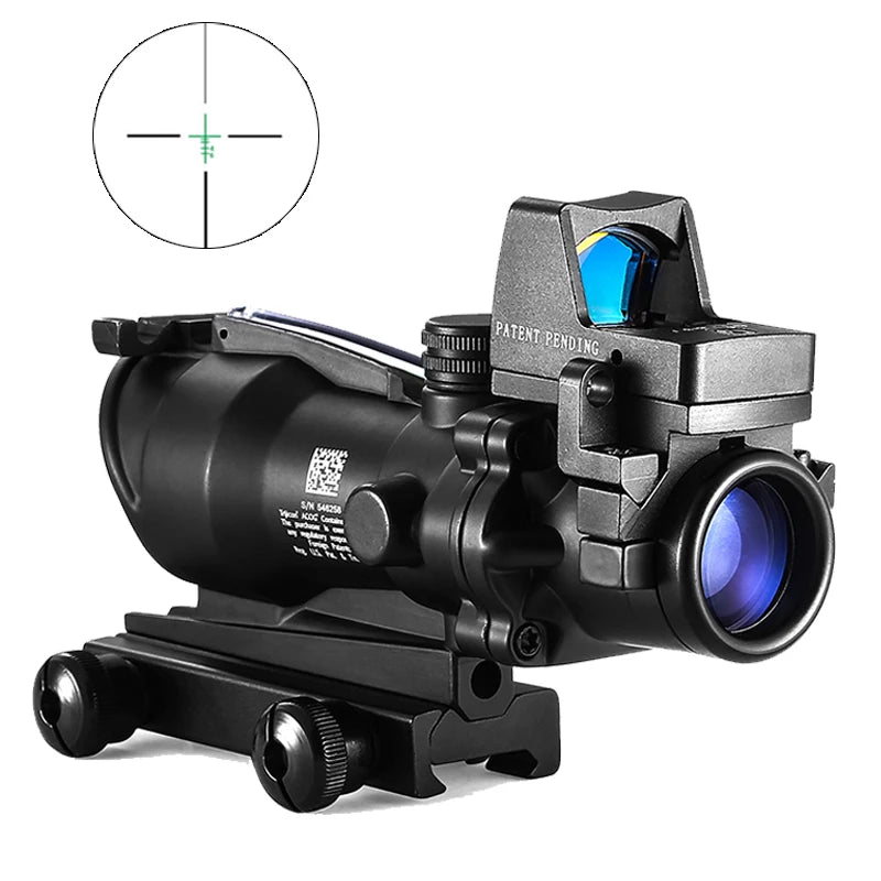 Nabila Adjustable Red Dot And 4x Scope For Hunting On 20mm Rail
