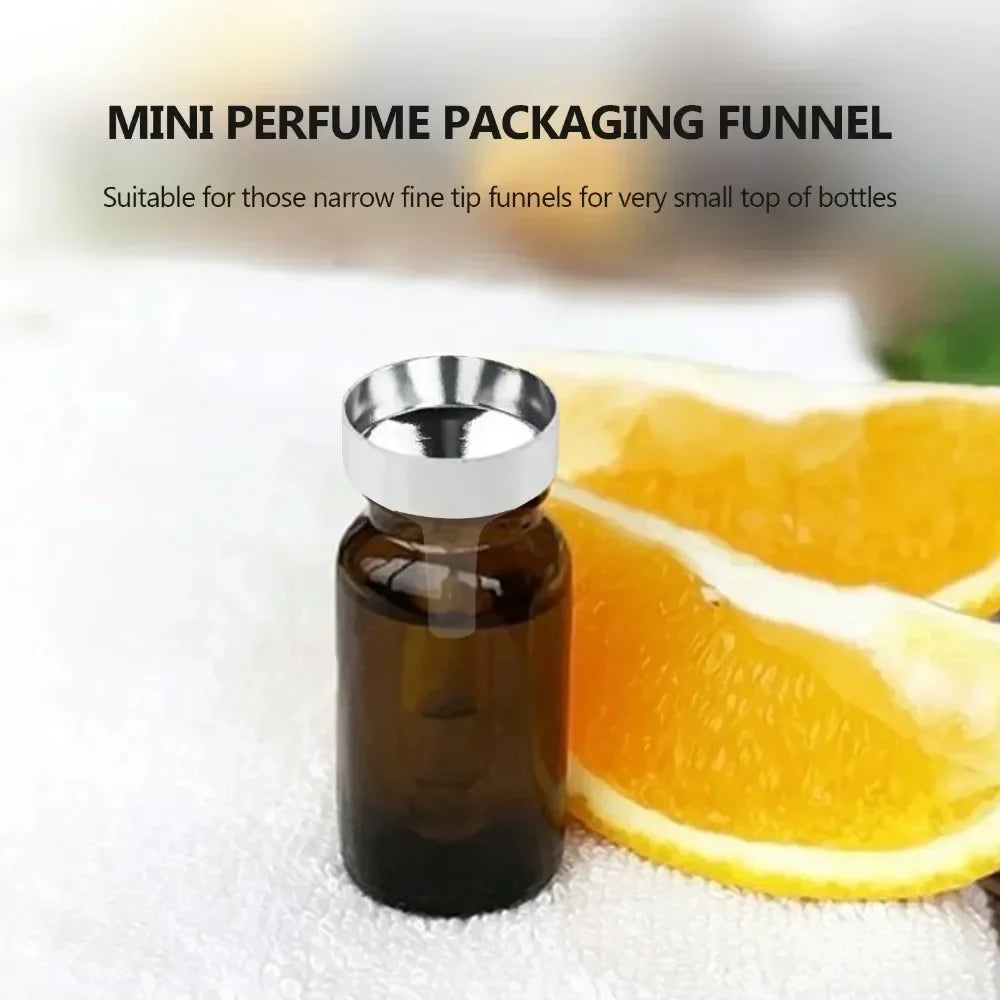 5Pcs Stainless Steel Mini Funnel Kitchen Oil Liquid Funnel with Detachable Filter Wide Mouth Funnel for Canning Kitchen Tools