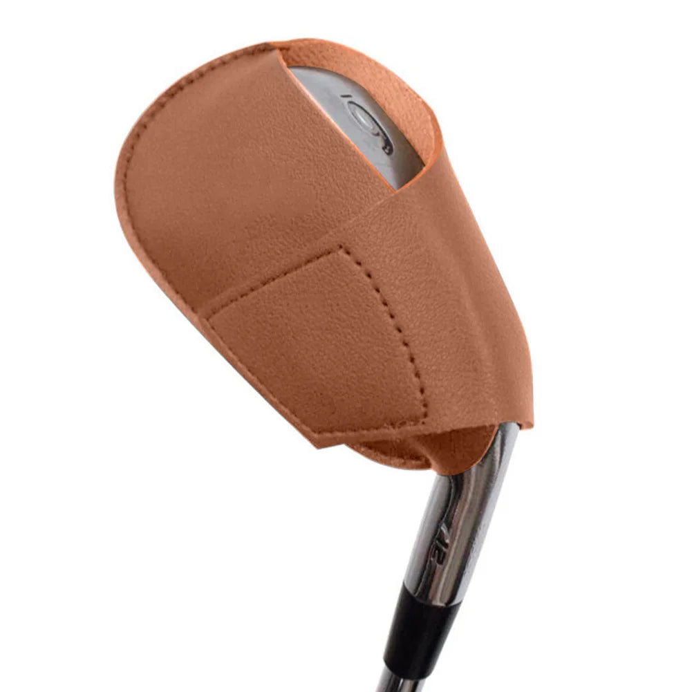 Lightweight Golf Head Protector PU Golf Head Leather Cover Golf Accessoires for Golfers