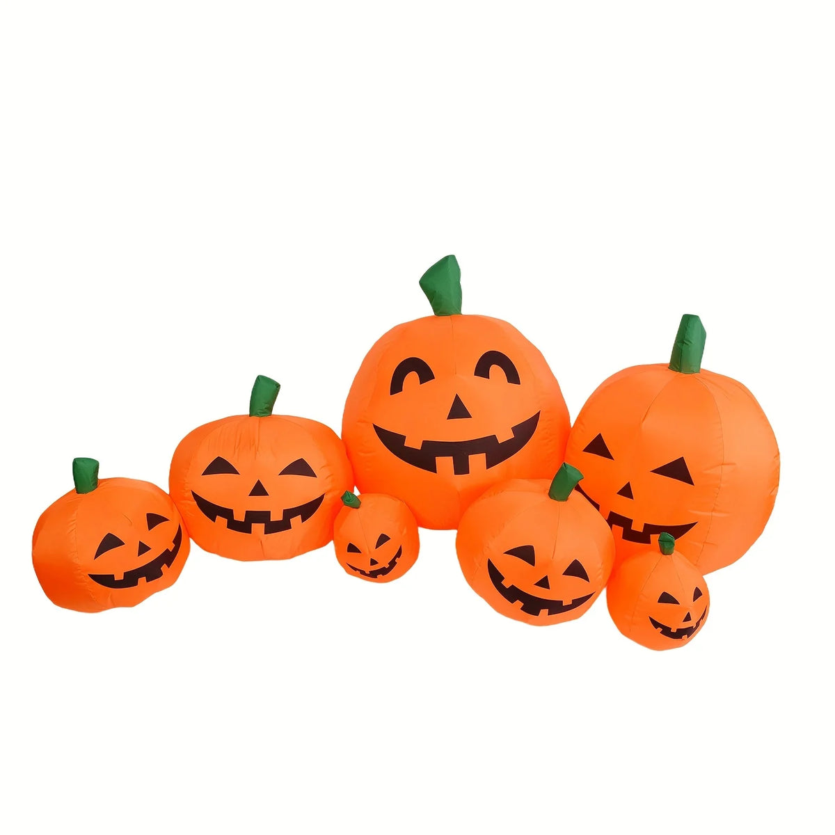 Halloween Inflatable Pumpkin Patch Decoration With Bright LED Lights
