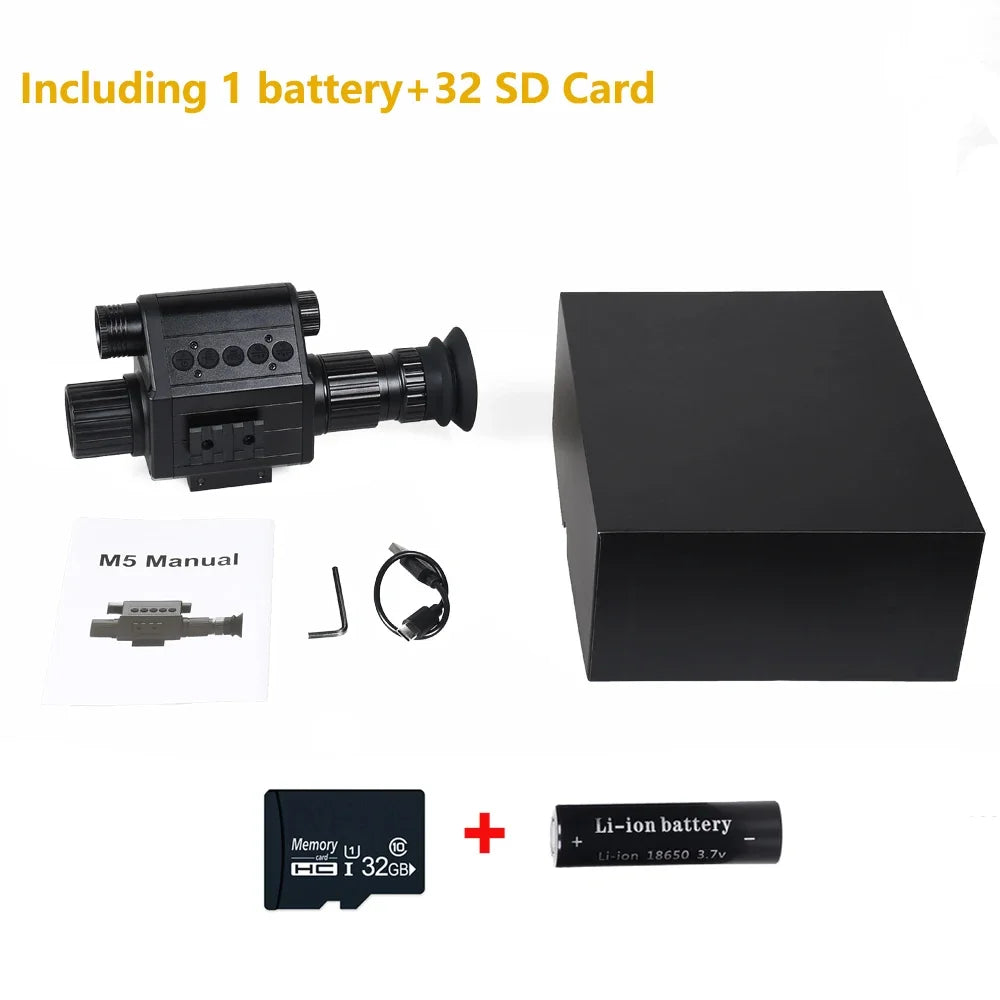 Tensdarcam Megaorei Digital Night Vision Monocular 1080P 940nm IR Scope