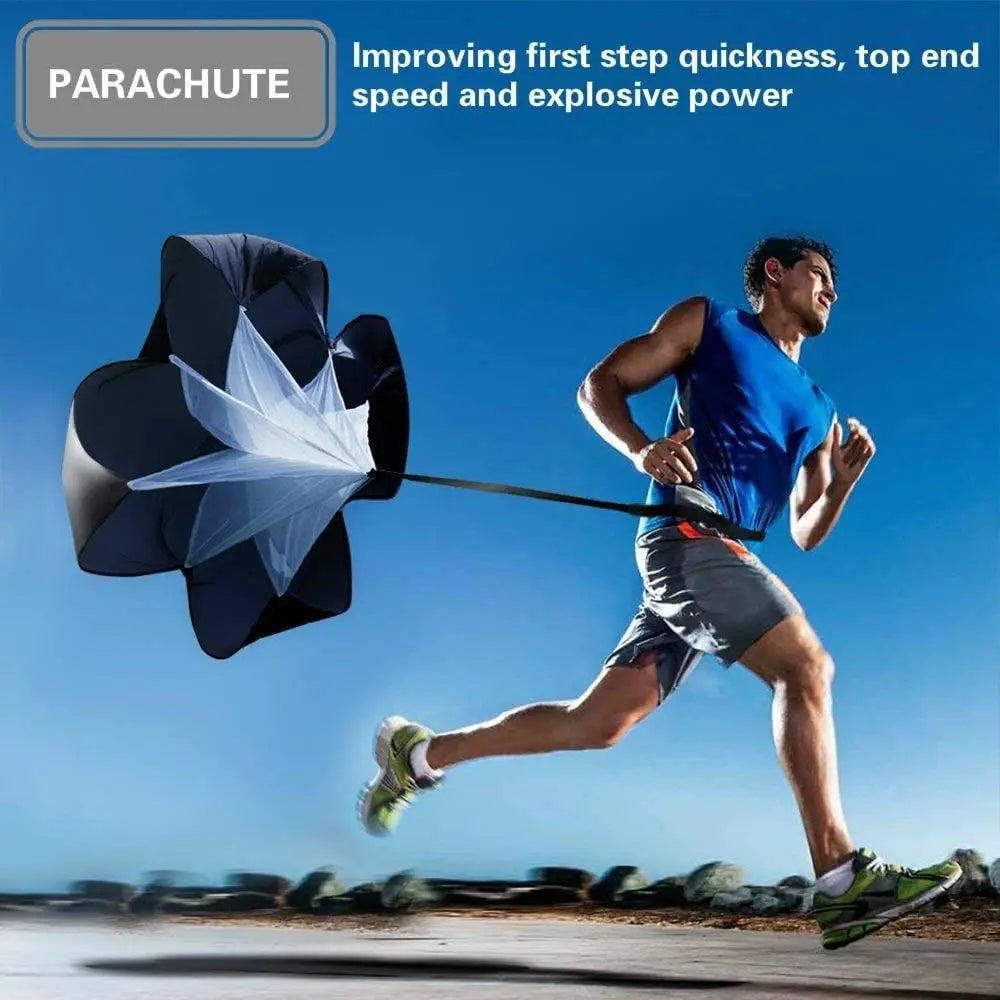 Agility Ladder Speed Training Equipment with 6 Cones, Parachute, and Carry Bag for Soccer, Football, Basketball, Kids and Adults