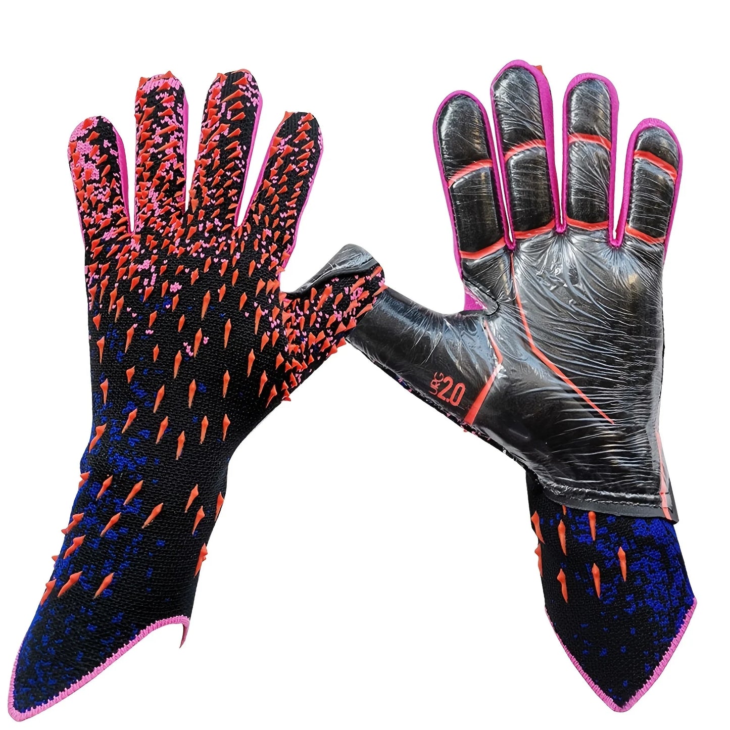 Soccer Goalie Goalkeeper Gloves for Youth & Adult, Enhanced Latex Palm Grip,Suitable for Game & Training