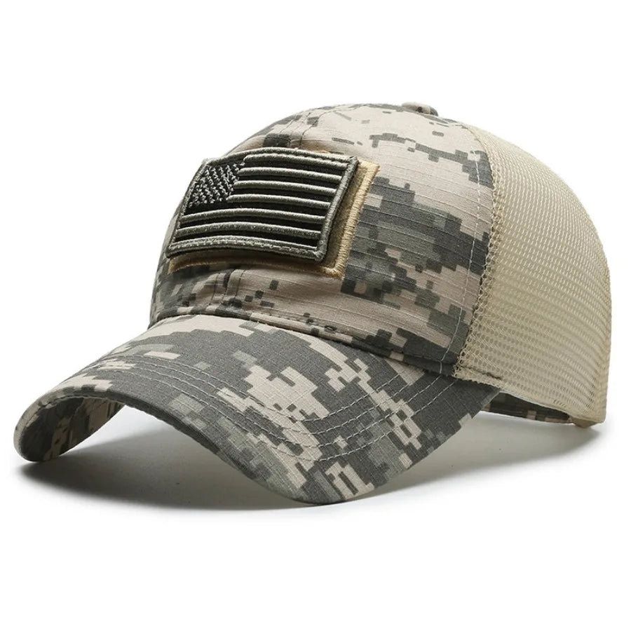 Breathable Mesh Baseball Cap Embroidered Design For Spring And Summer