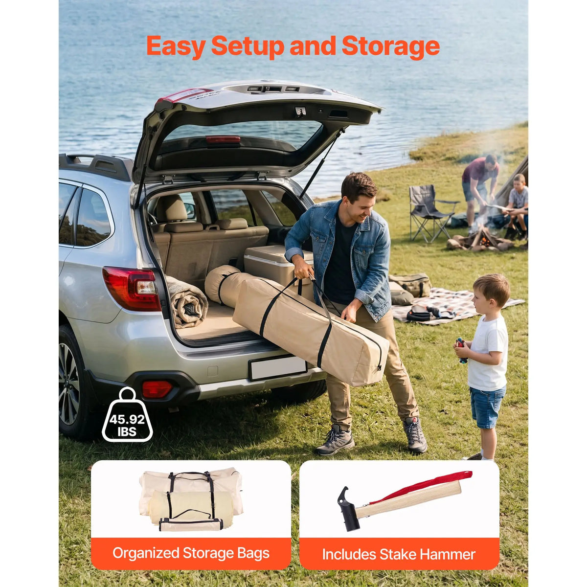 Four Season Canvas Bell Tent With Stove Jack For Camping