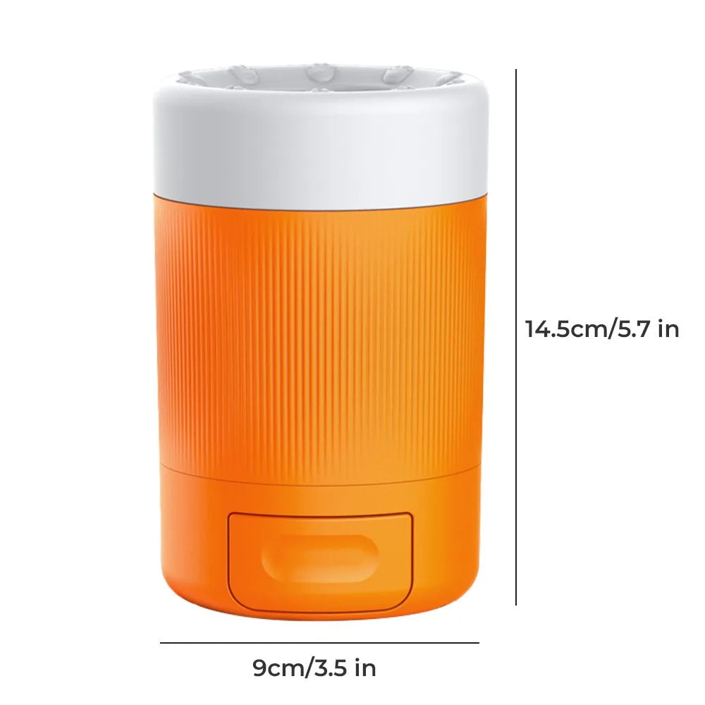 Automatic Dog Paw Cleaner Cup Portable Pet Foot Wash Tool With Soft Brush