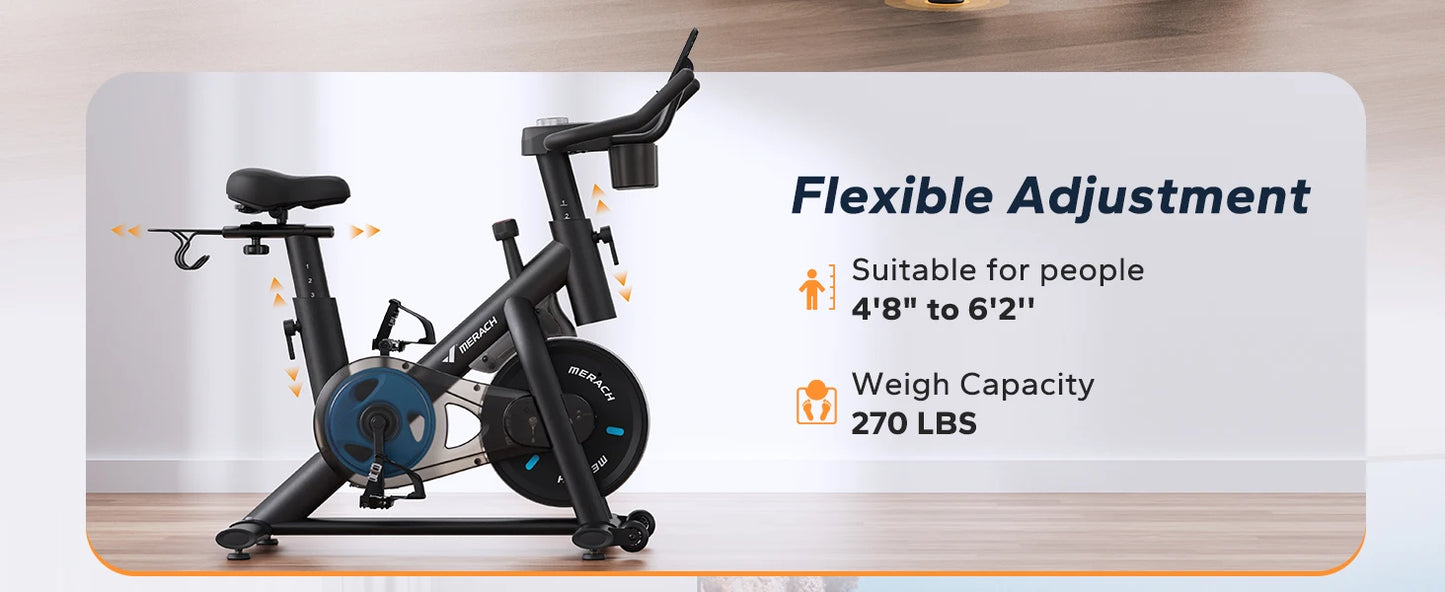 MERACH S26B2 Magnetic Indoor Bike With App And Low Noise