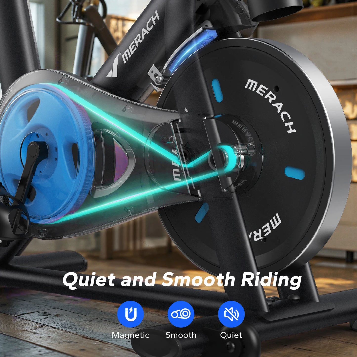 MERACH S26B2 Magnetic Indoor Bike With App And Low Noise