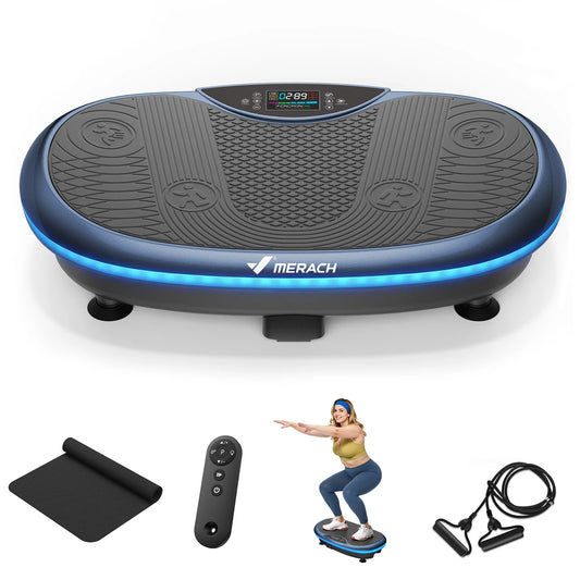 Merach 4D Vibration Plate Full Body Exercise Machine Bluetooth Fitness