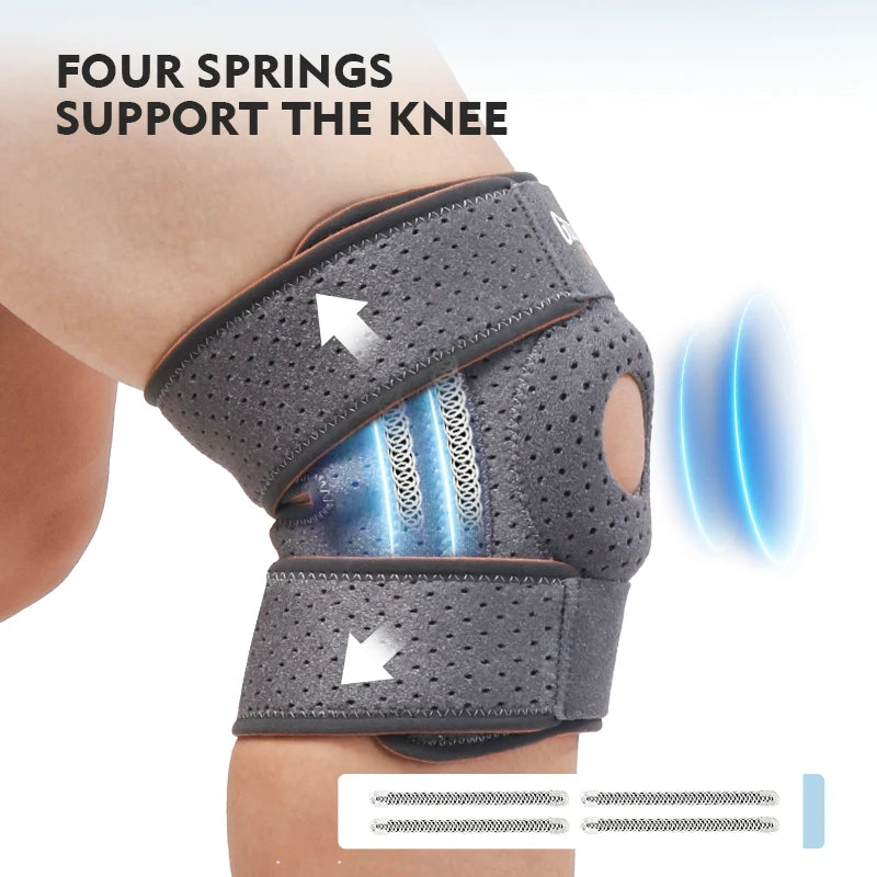 GOUNOD Compression Knee Brace With Straps For Sports