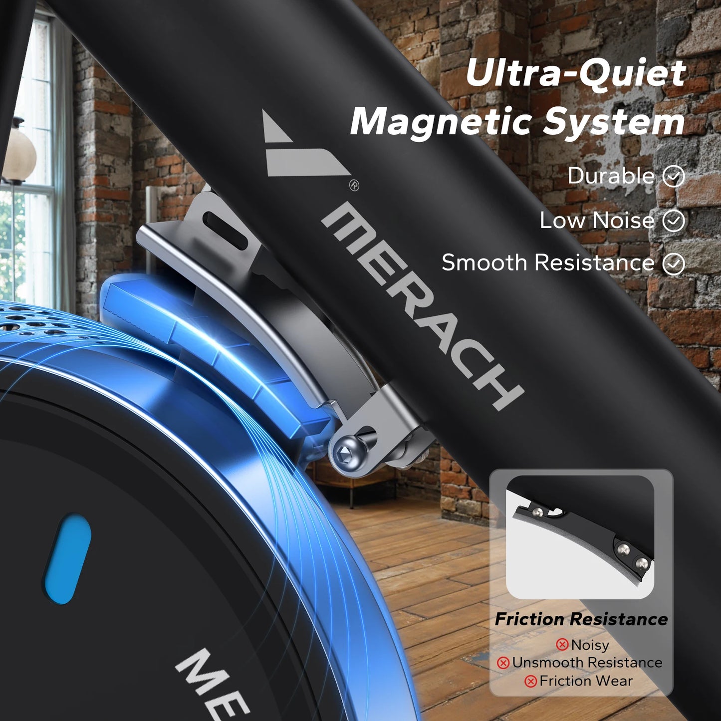 MERACH S26B2 Magnetic Indoor Bike With App And Low Noise