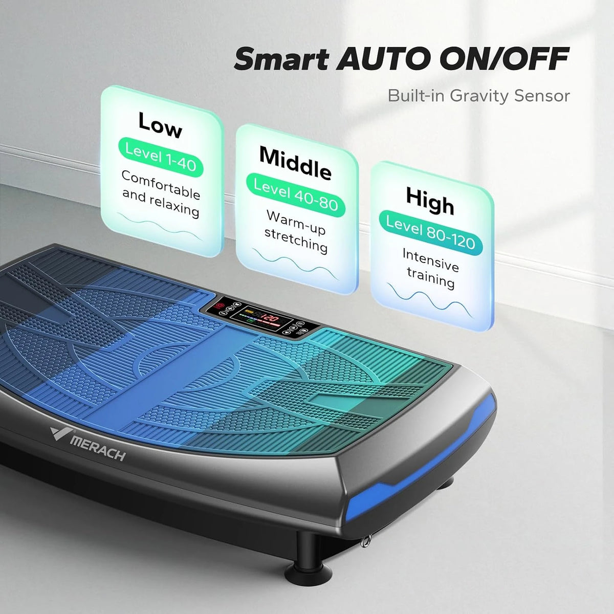 Merach 4D Vibration Plate Exercise Machine Full Body Workout