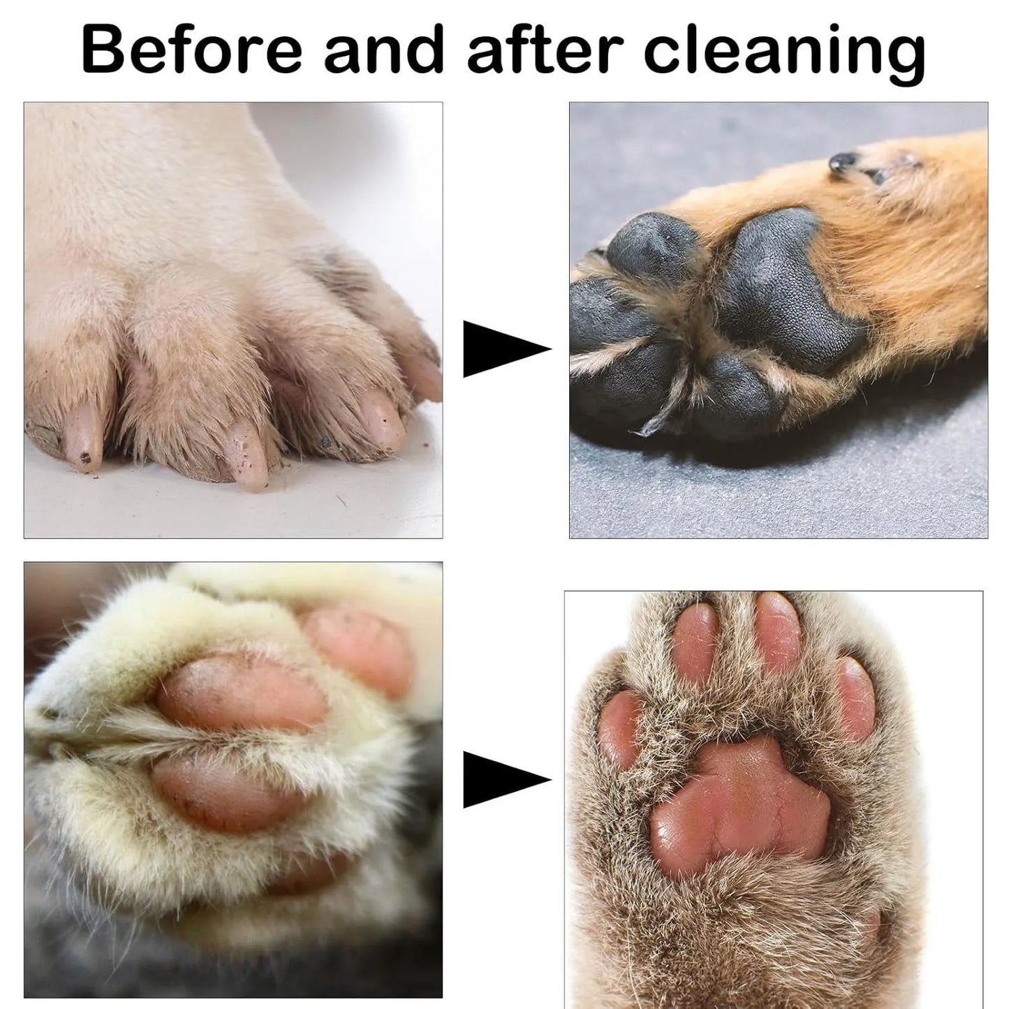 Automatic Dog Paw Cleaner Cup Portable Pet Foot Wash Tool With Soft Brush