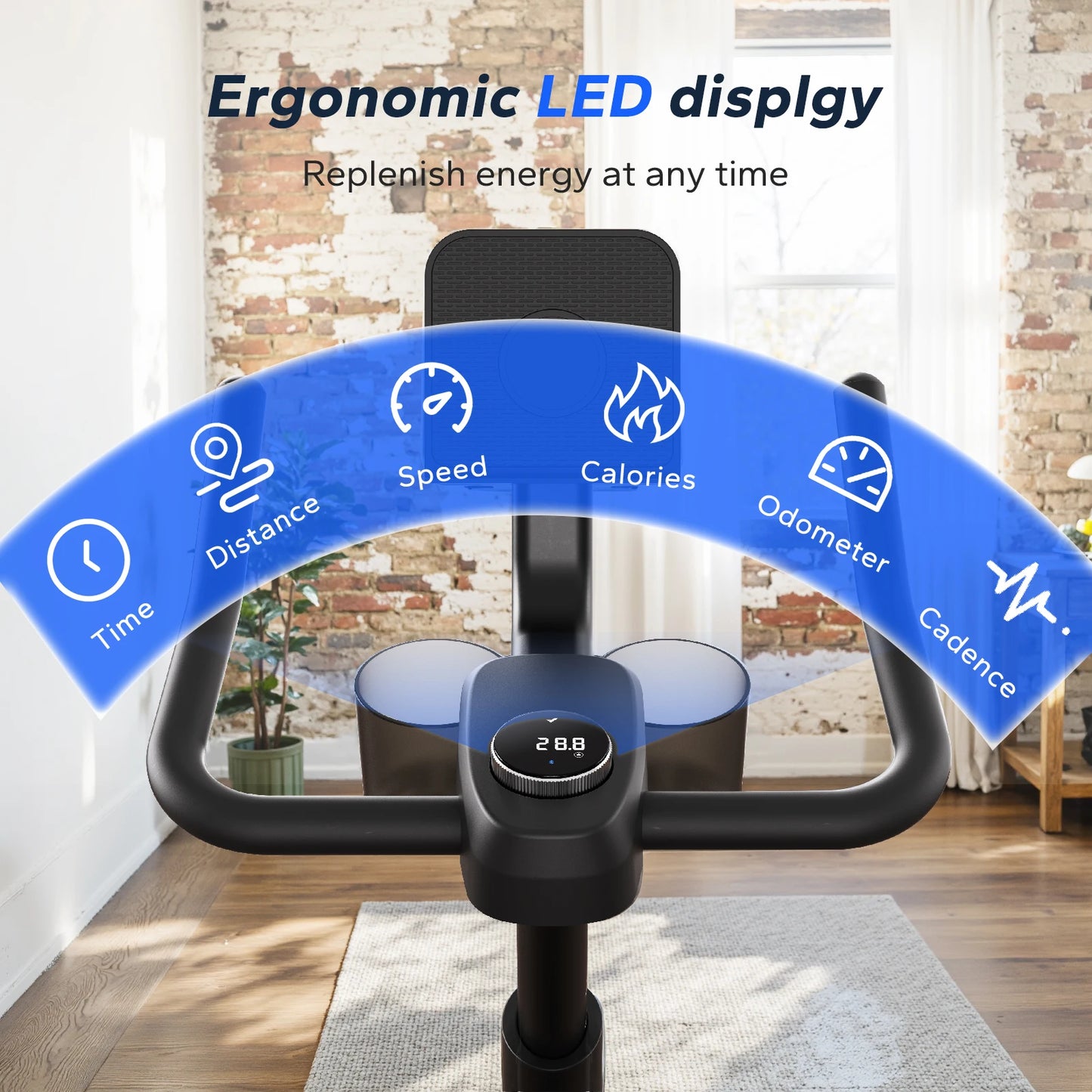 MERACH S26B2 Magnetic Indoor Bike With App And Low Noise
