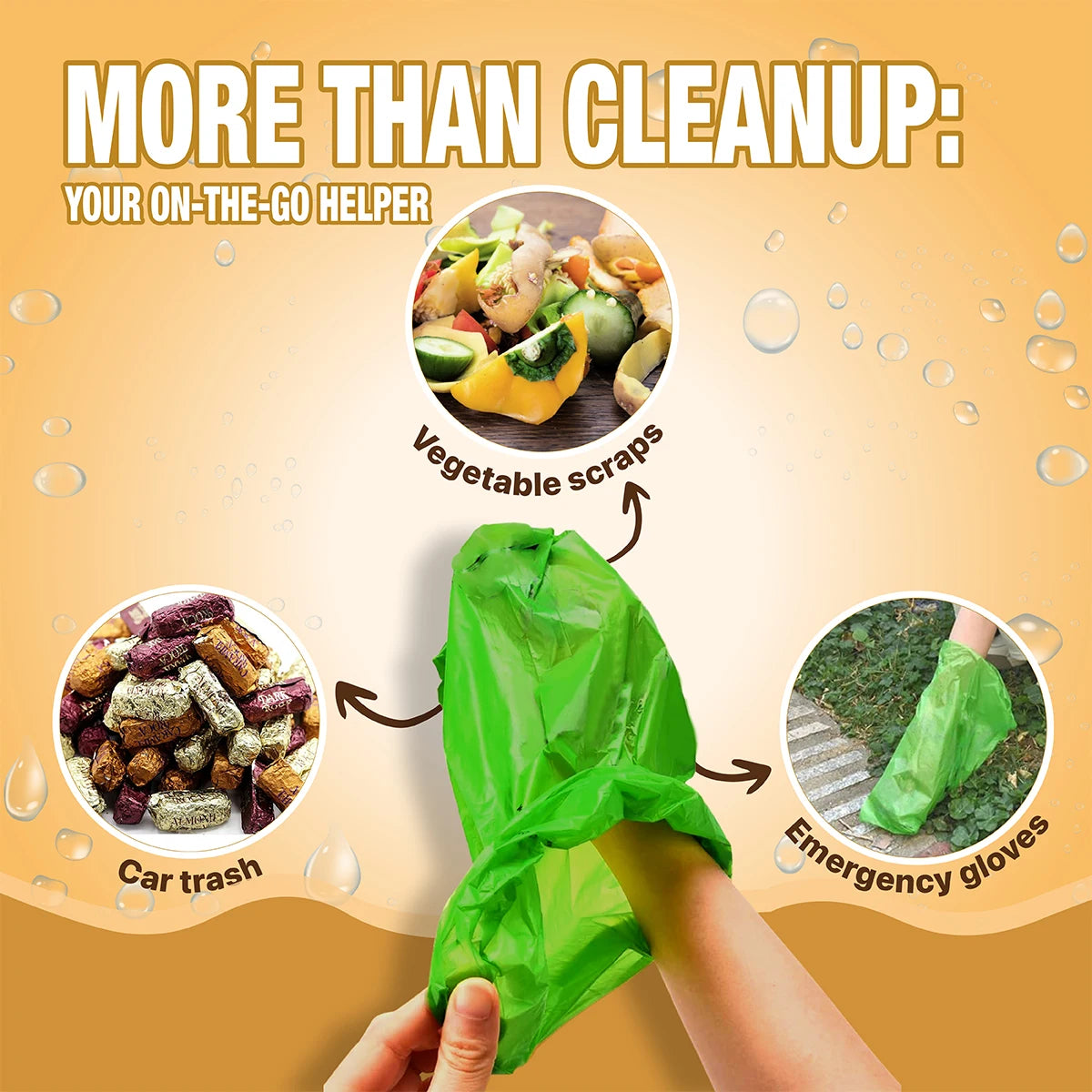 Biodegradable Leakproof Dog Poop Bags Refill Rolls
