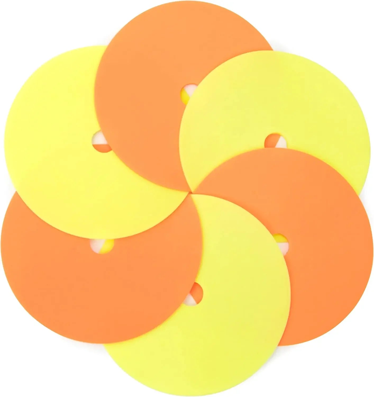 10 Pack Soccer Flat Cones Discs For Speed Agility Training