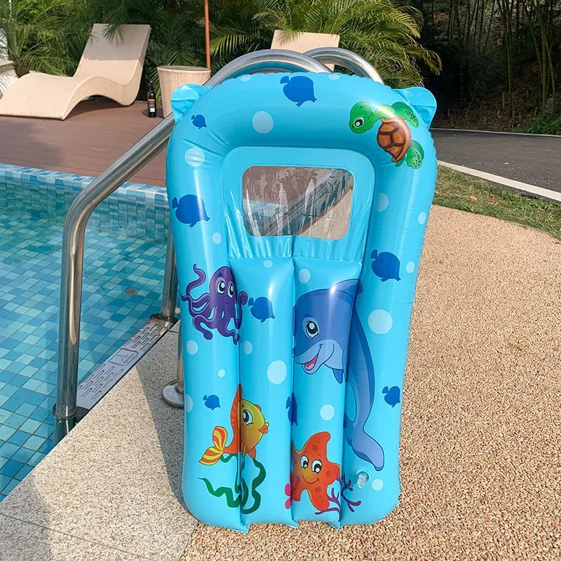 Rooxin Inflatable Pool Floating Seat Swimming Ring Water Hammock Swimming Circle Pool Bathtub Water Play Tube Equipment