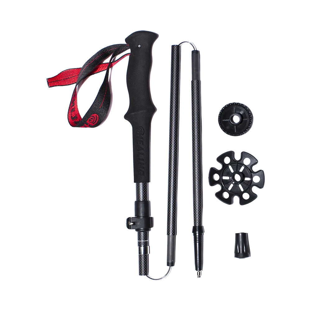 Okhaling Folding Carbon Fiber Trekking Poles For Outdoor Hiking