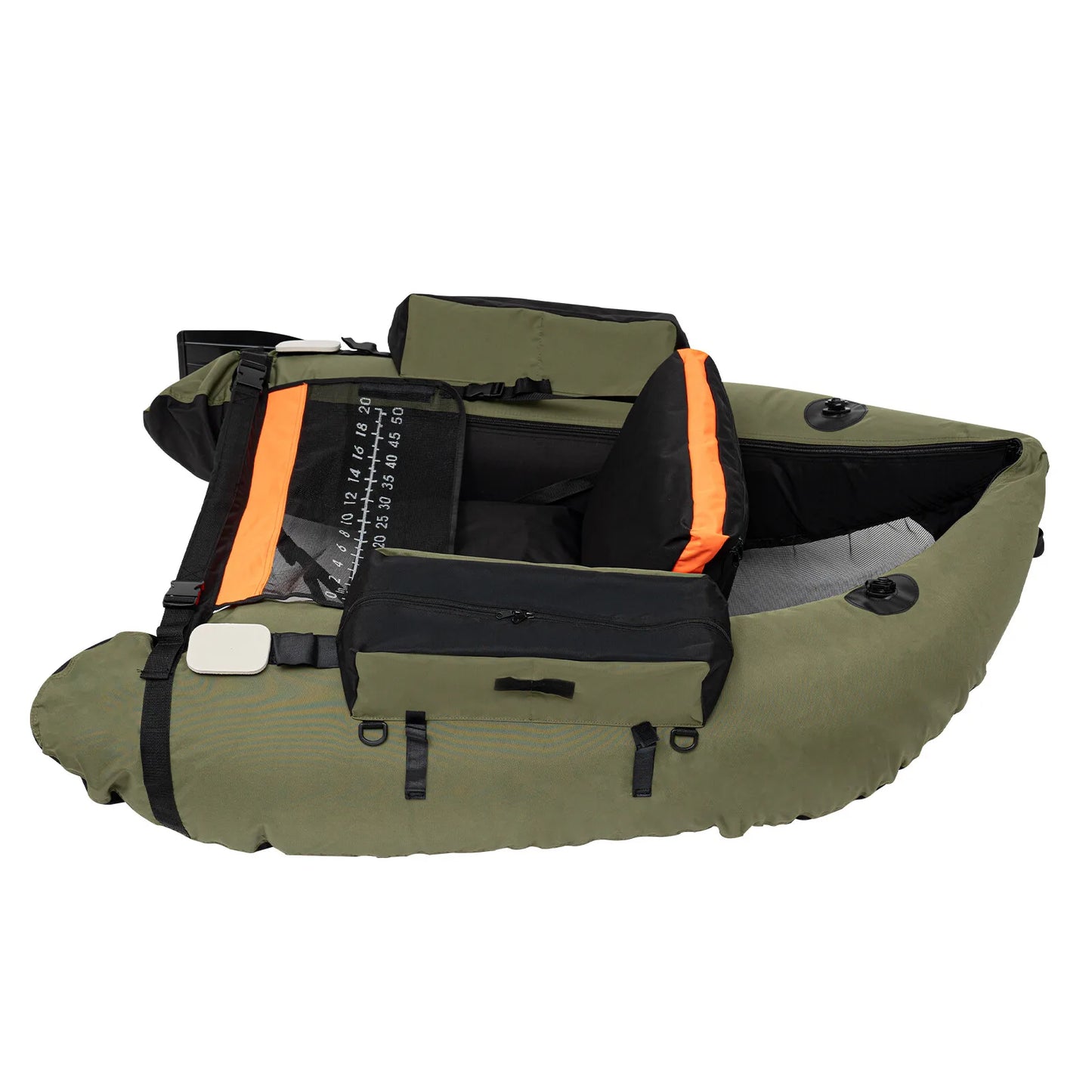 Outdoor Inflatable Fishing Boat With Adjustable Backrest