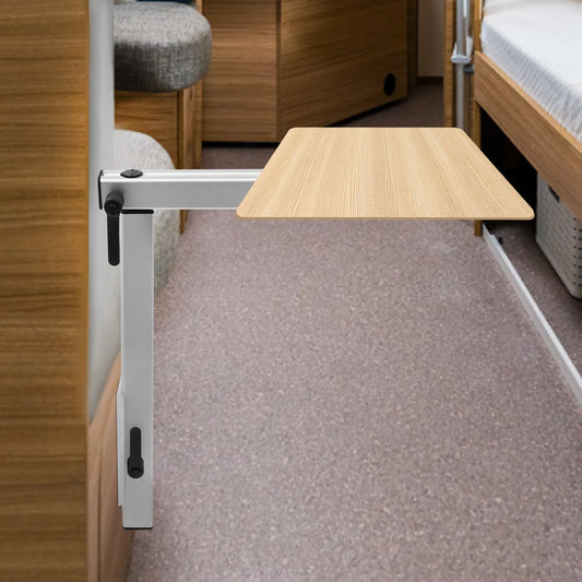 Adjustable RV Table Leg 360° Swivel Aluminum Alloy Space Saving for RV Yachts 110lbs Load