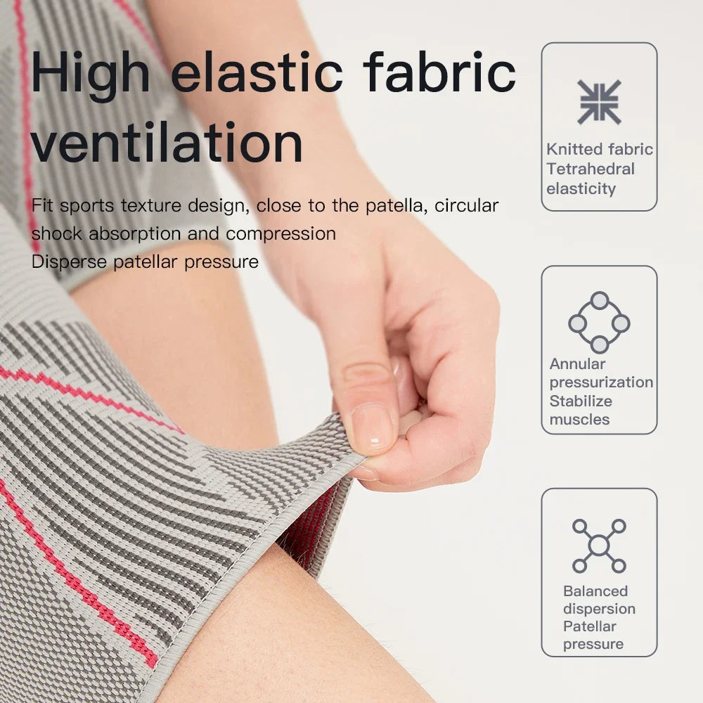 Lightweight Breathable Compression Knee Sleeve For Football Basketball