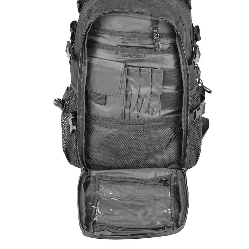 LQARMY Tactical Backpack MOLLE Assault Rucksack For Outdoors