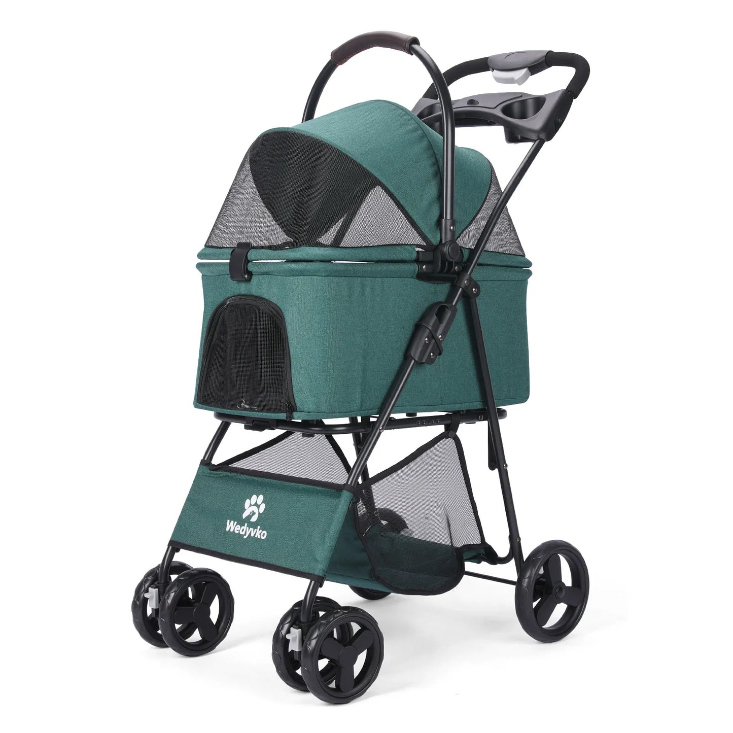 3 In 1 Pet Stroller With Removable Carrier For Small And Medium Dogs Cats
