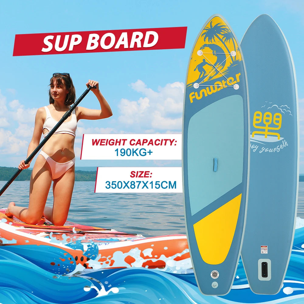 Funwater Inflatable Stand Up Paddle Board With Accessories