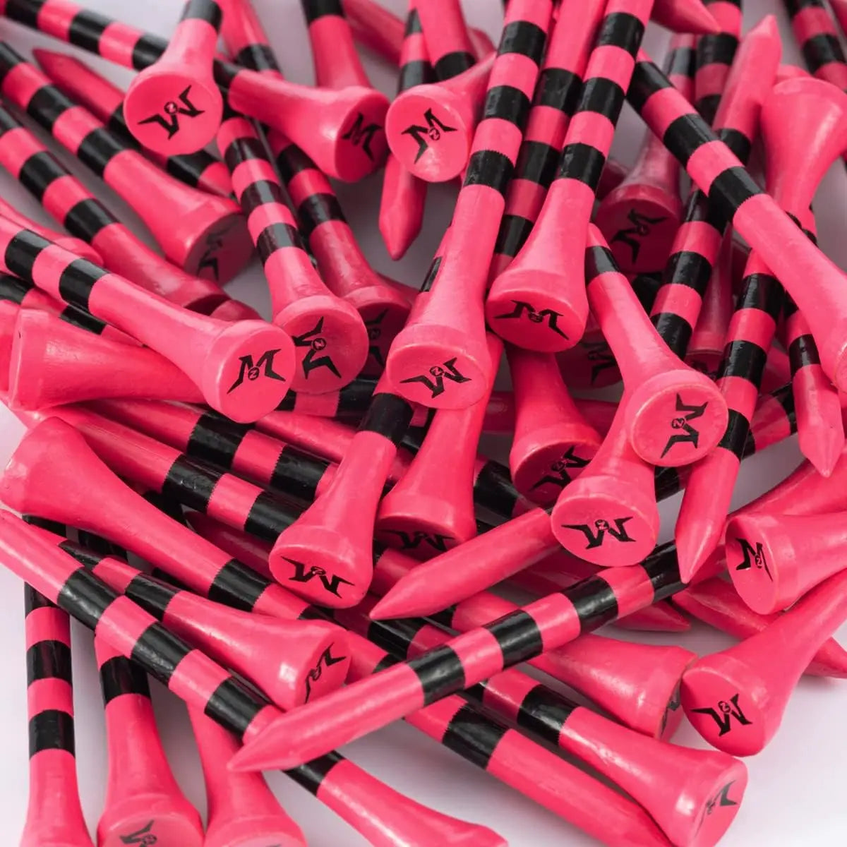 MAZEL Natural Wood/Bamboo Golf Tees 2 3/4 Inch & 3 1/4 Inch,Pack 50 or 120,Reduce Friction & Side Spin,More Stable Golf Tees