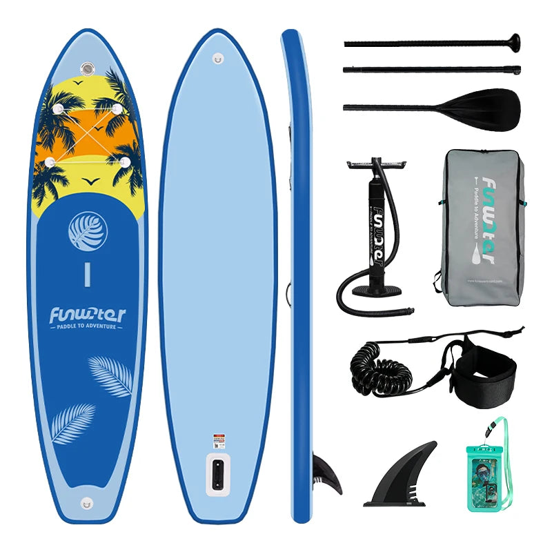 Funwater Inflatable Stand Up Paddle Board With Accessories