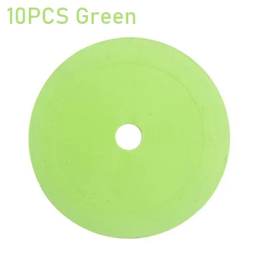 10 Pack Soccer Flat Cones Discs For Speed Agility Training