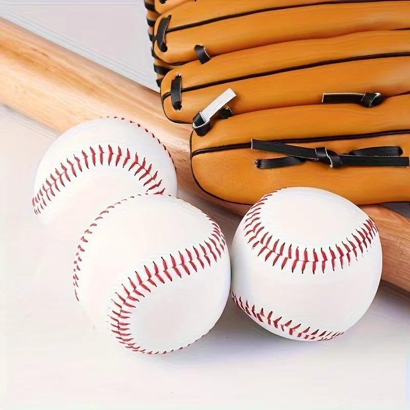 Nine inches Baseball Softball Hardball Training Balls Handmade Baseballs Hard&Soft Baseball Outdoor Practice Team Game