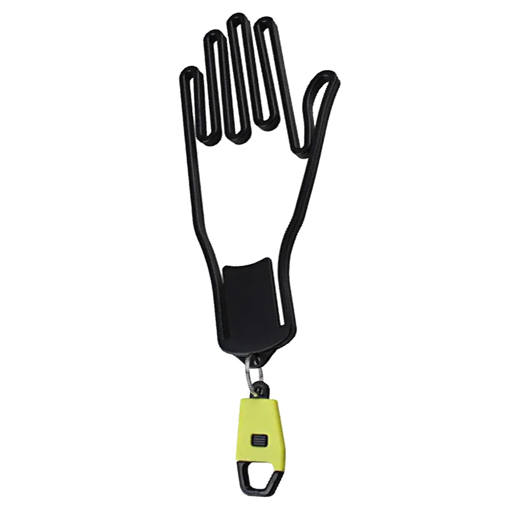 Golf Glove Holder Rack Portable Plastic Gloves Hanger with Key Chain Gloves Display Stand Glove Dry Racks Golf Accessories