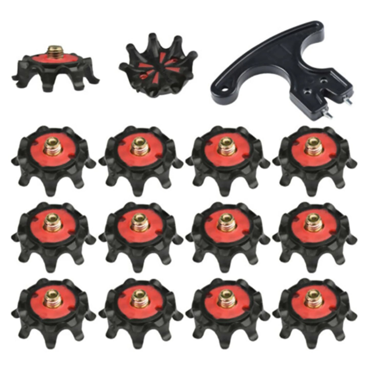 30pcs/Set Golf Cleats Anti-Slip Spikes For Golfs Shoes Durable Shoes Replacement Part Golfs Equipment Gifts For Golfs Lovers