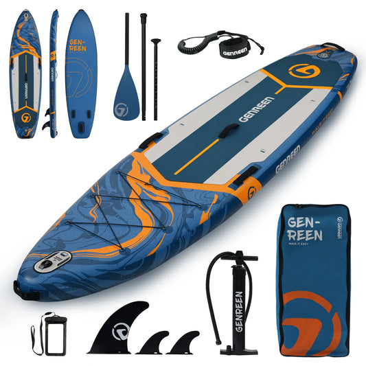 Quashley Durable Inflatable Stand Up Paddle Board For Water Sports