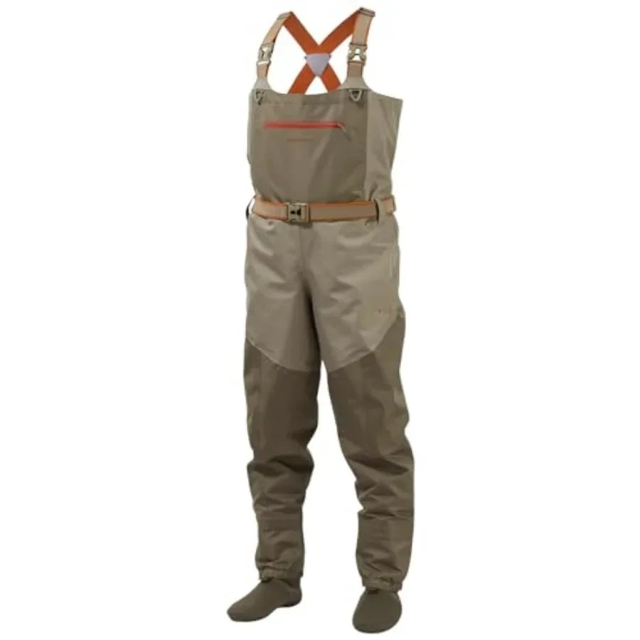 Men's Chest Waders Fly Fishing Waterproof Breathable Stocking Feet