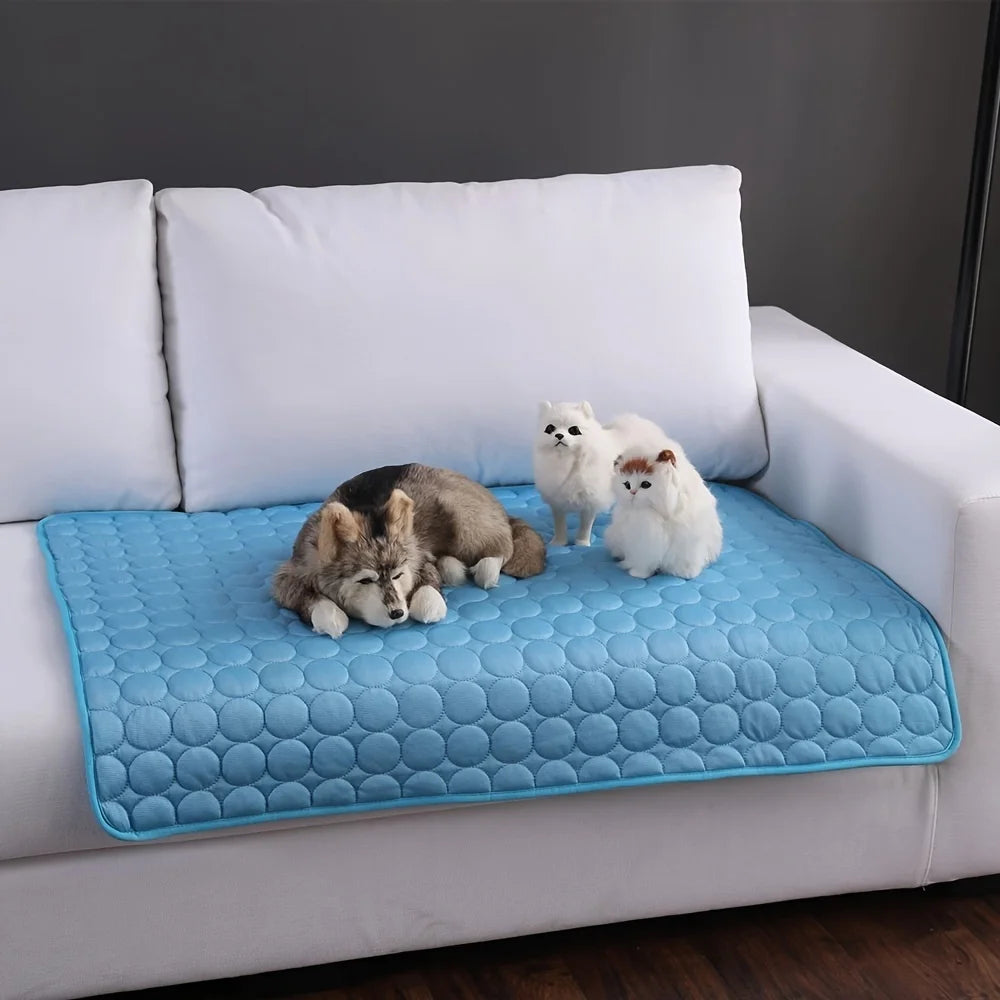 Dog Cooling Mat Self Cooling Pad For Pets Bed Cat Ice Pad