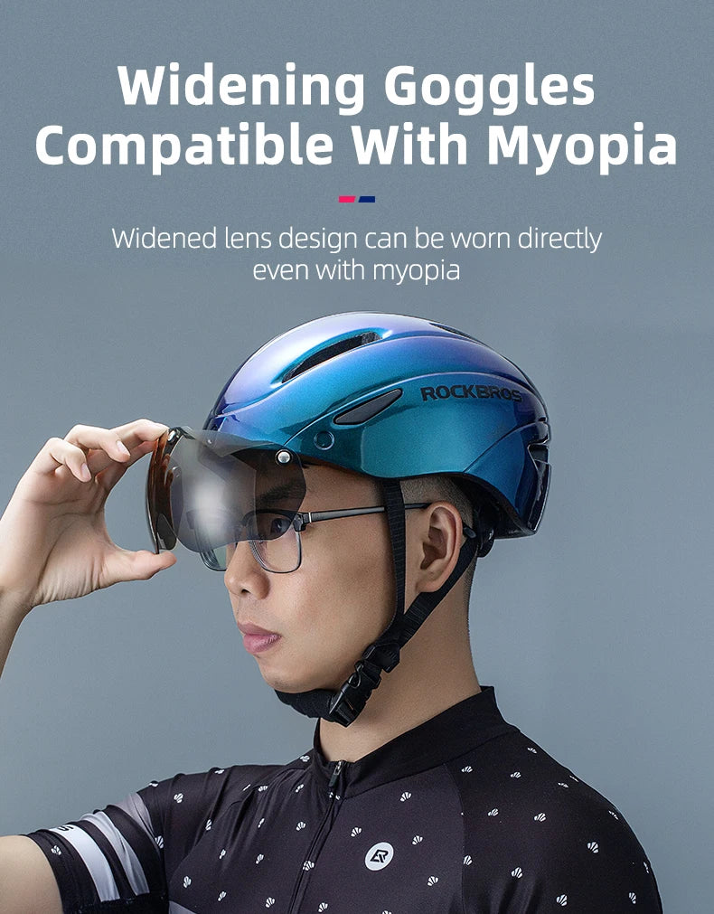 ROCKBROS Bike Helmet EPS Integrally Molded Breathable Lightweight Safety