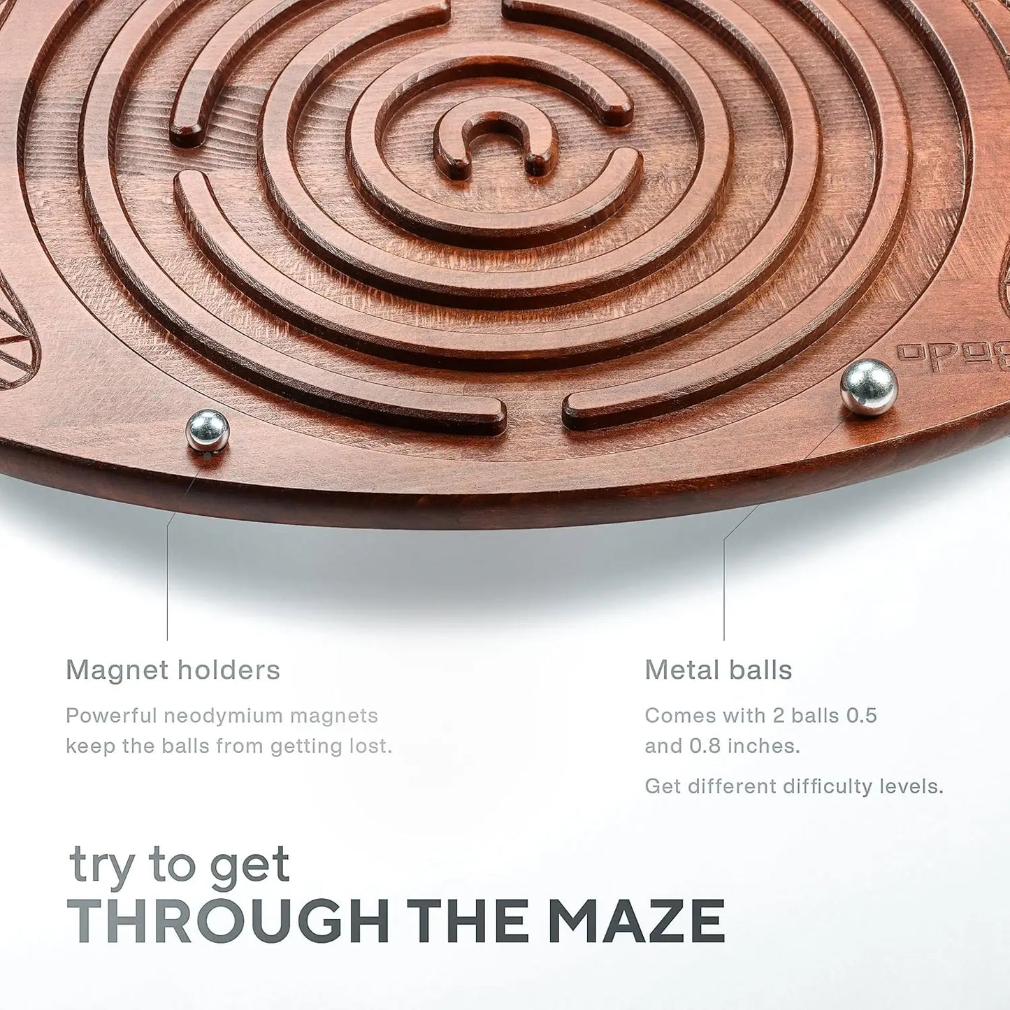 YTYIN Maze Balance Board Wood Wobble Training Platform