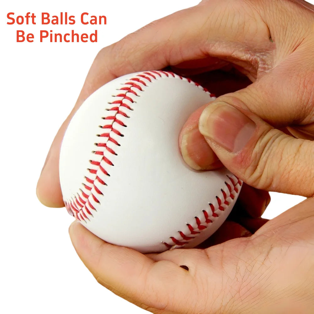 Nine inches Baseball Softball Hardball Training Balls Handmade Baseballs Hard&Soft Baseball Outdoor Practice Team Game