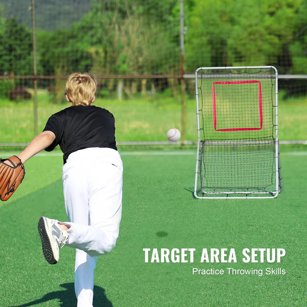 Ye Baseball And Softball Rebounder Net, 3.5 x 6 ft, 5 Adjustable Angles