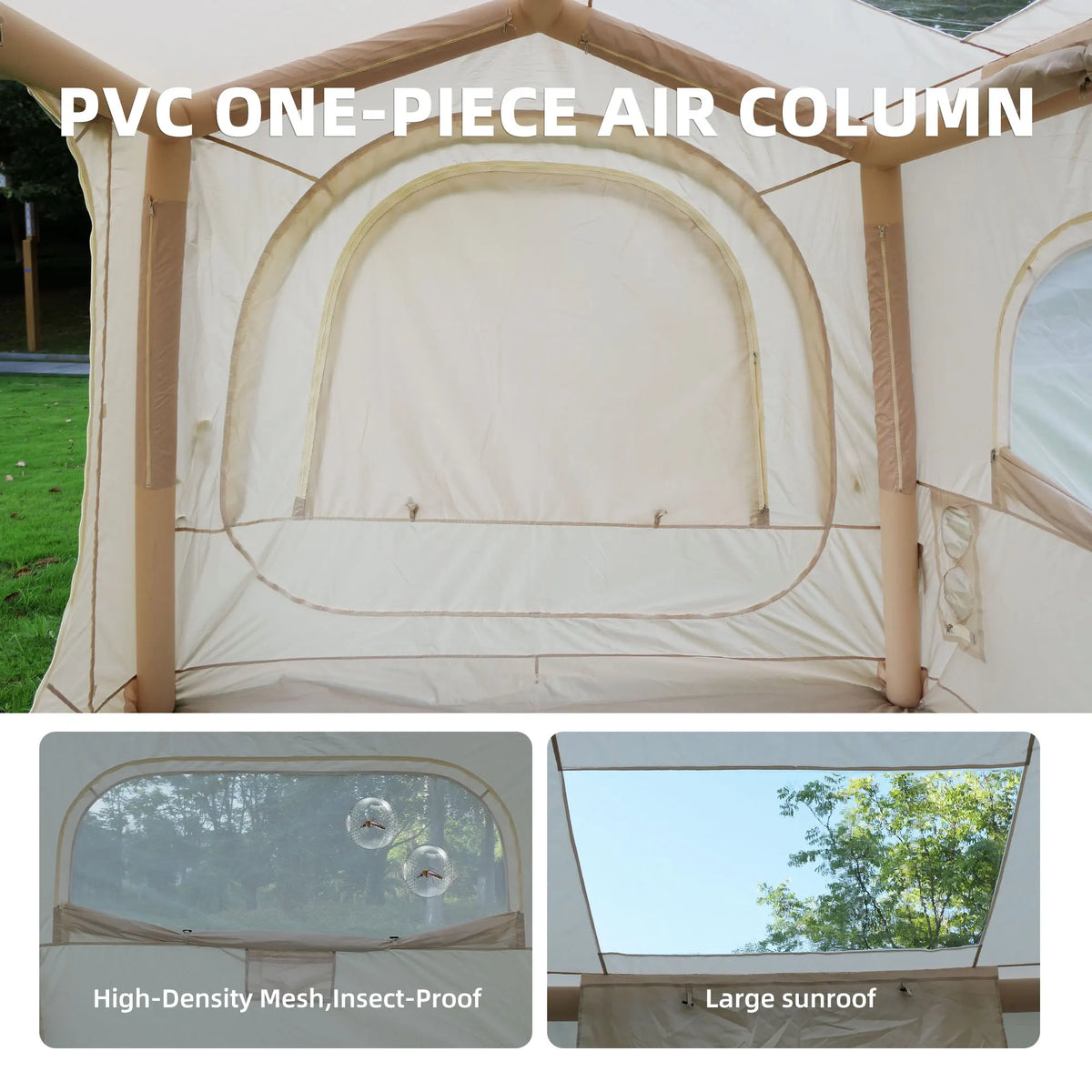 Waterproof Double Layer Inflatable Camping Tent With Easy Setup