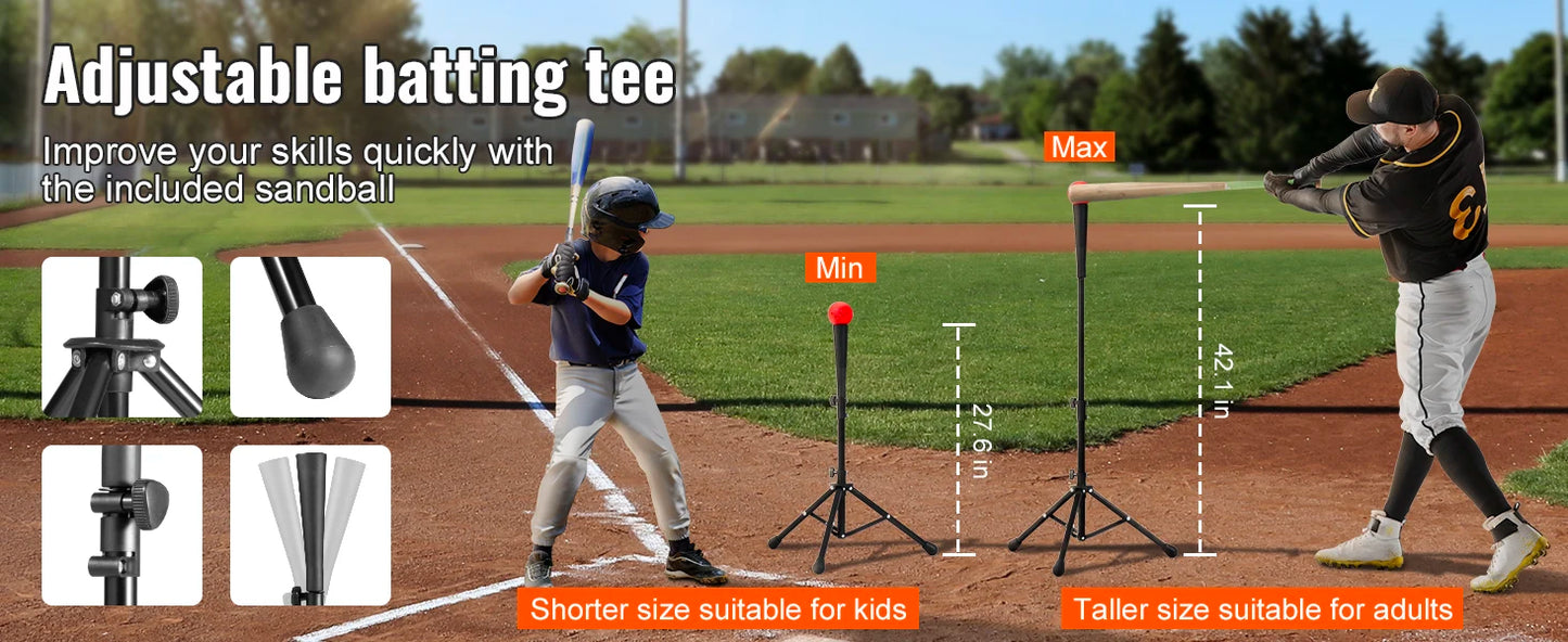 SucceBuy Baseball Softball Practice Net Hitting Batting Catching