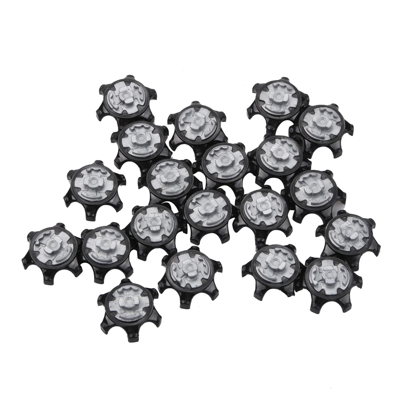 20Pcs Plastic Golf Spikes Pins Cleat Fast Twist For Adida Champ 2.5x1.2cm Golf Shoe Spikes Ultra Thin Durable Replacement Set
