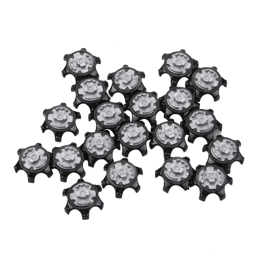 20Pcs Plastic Golf Spikes Pins Cleat Fast Twist For Adida Champ 2.5x1.2cm Golf Shoe Spikes Ultra Thin Durable Replacement Set