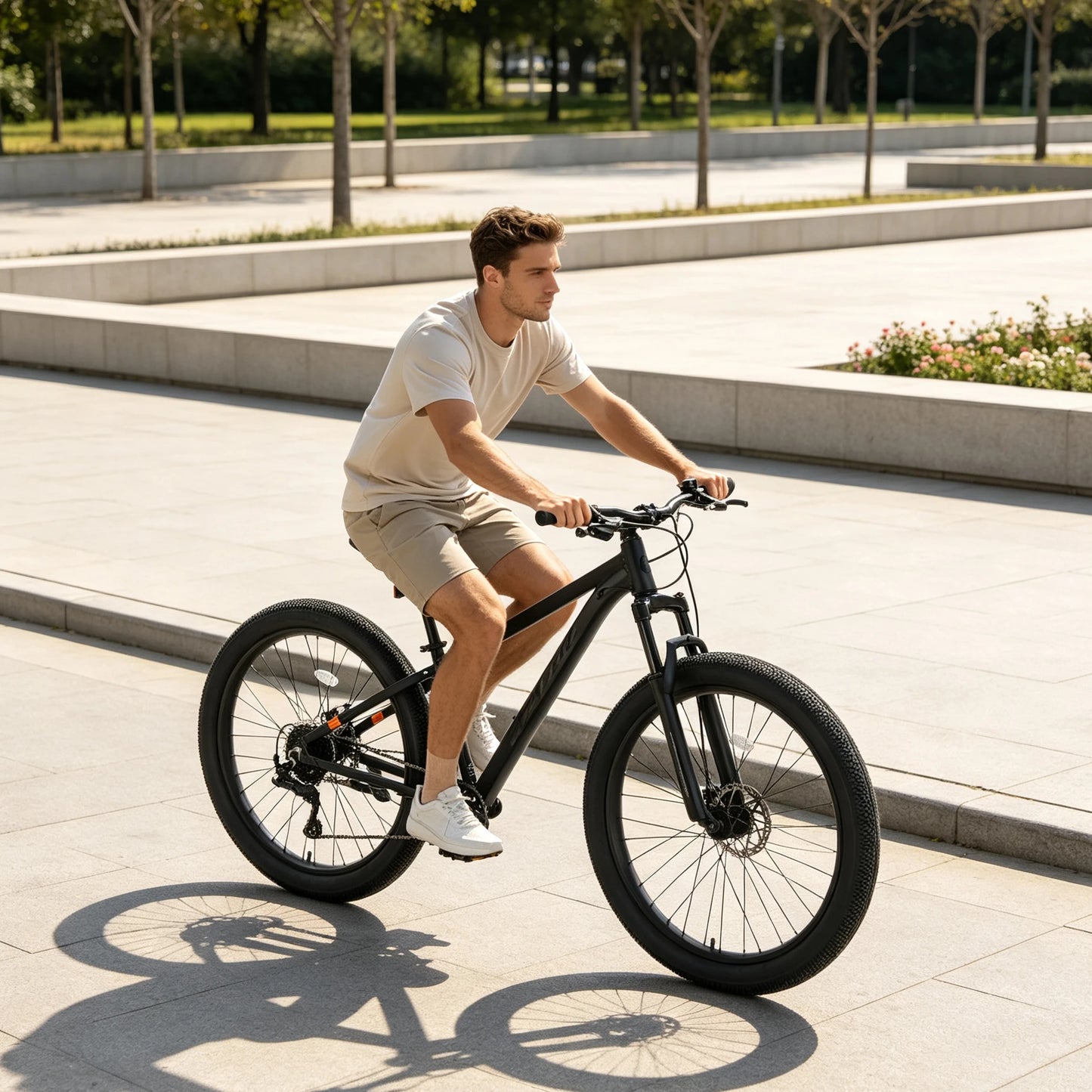 Spatial MT275FSPRO Hardtail Mountain Bike With Suspension And Disc Brakes