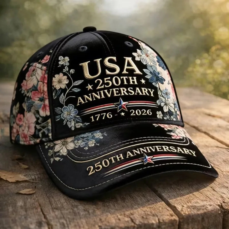 Breathable Patriotic Baseball Cap US Anniversary Tribute Hat Washed