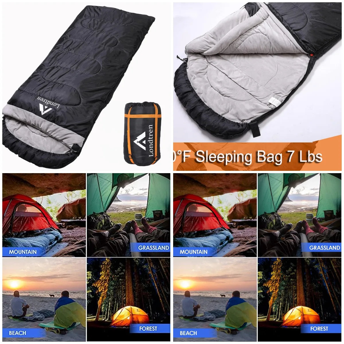 Ytyin Insulated Cold Weather Down Cotton Sleeping Bag