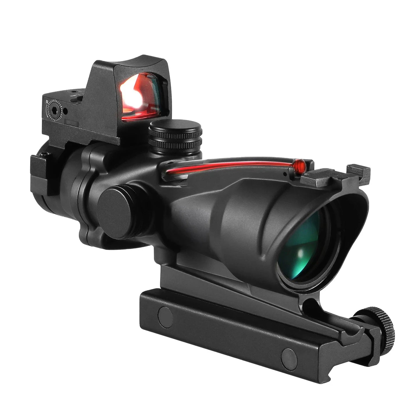 Nabila Adjustable Red Dot And 4x Scope For Hunting On 20mm Rail